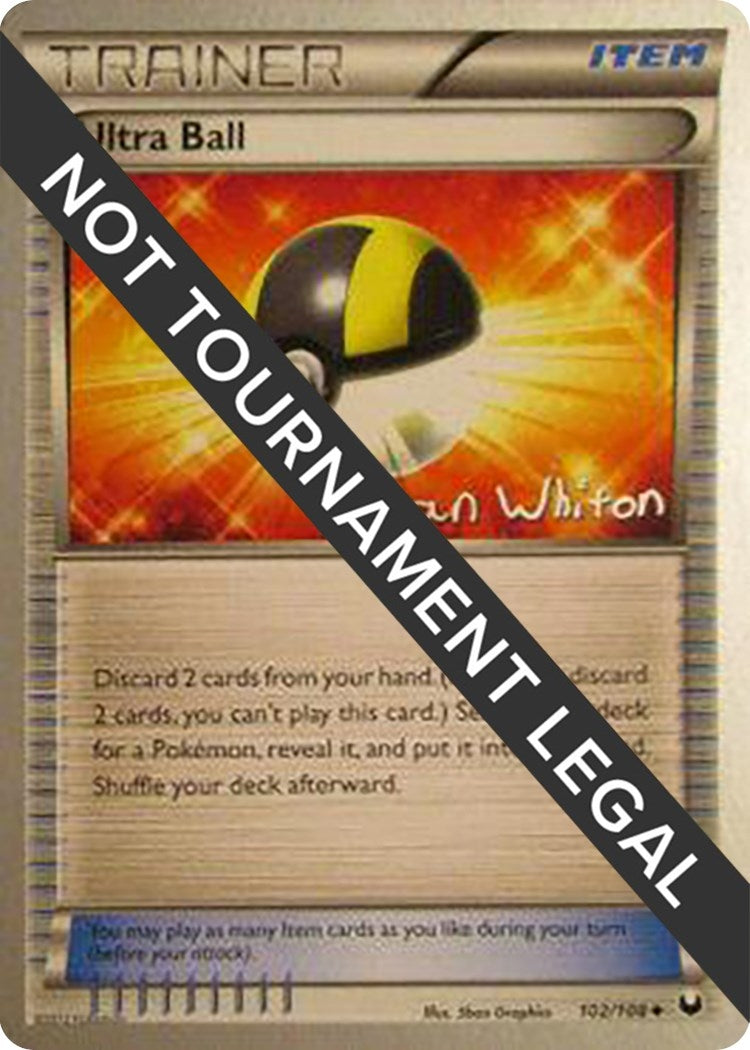 Image for Ultra Ball - 2013 (Ian Whiton) (102/108) (World Championship Decks) - Pokemon