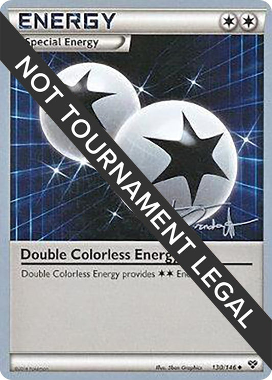 Image for Double Colorless Energy - 2014 (Trent Orndorff) (130/146) (World Championship Decks) - Pokemon