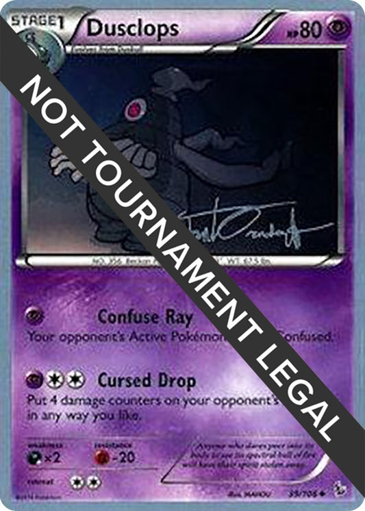 Image for Dusclops - 2014 (Trent Orndorff) (39/106) (World Championship Decks) - Pokemon