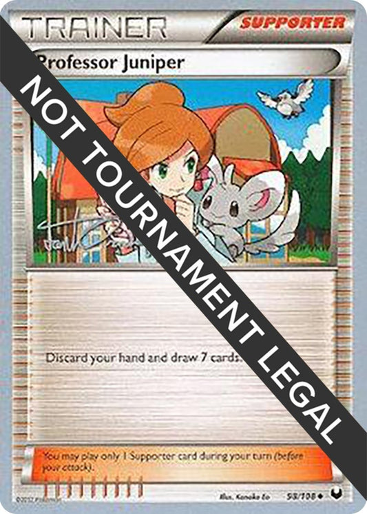Image for Professor Juniper - 2014 (Trent Orndorff) (98/108) (World Championship Decks) - Pokemon