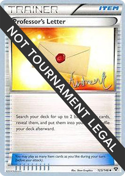Image for Professor's Letter - 2014 (Andrew Estrada) (123/146) (World Championship Decks) - Pokemon