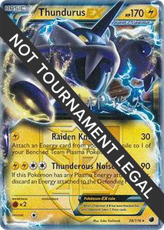 Image for Thundurus EX - 2014 (Haruto Kobayashi) (38/116) (World Championship Decks) - Pokemon