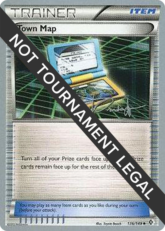 Image for Town Map - 2014 (Trent Orndorff) (136/149) (World Championship Decks) - Pokemon