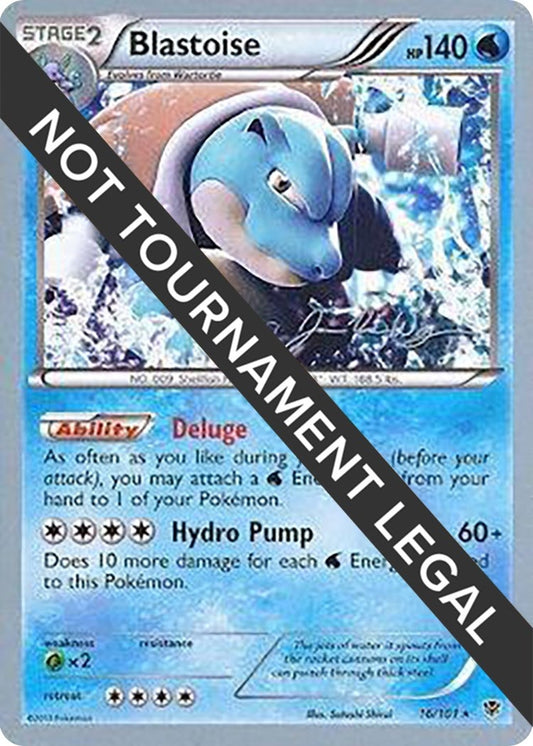 Image for Blastoise - 2015 (Jacob Van Wagner) (16/101) (World Championship Decks) - Pokemon