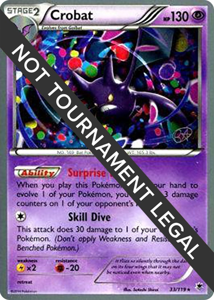 Image for Crobat - 2015 (Rowan Stavenow) (33/119) (World Championship Decks) - Pokemon