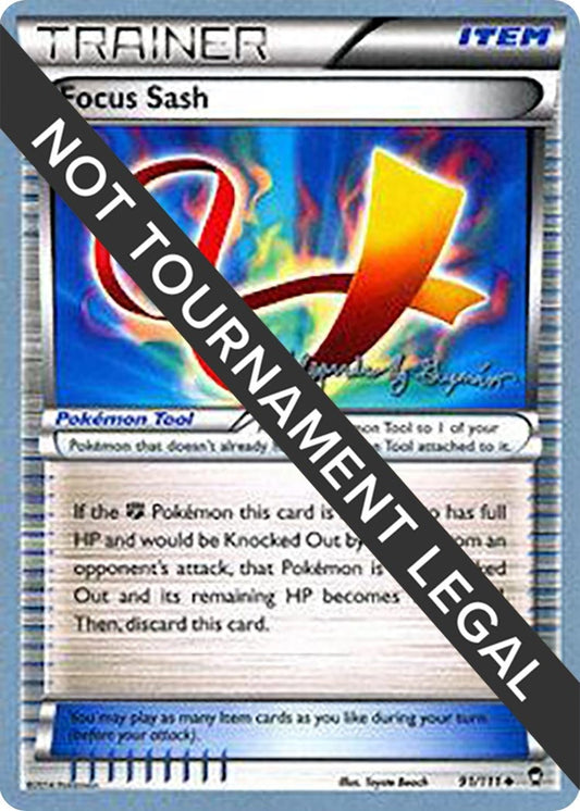 Image for Focus Sash - 2015 (Alejandro Ng-Guzman) (91/111) (World Championship Decks) - Pokemon