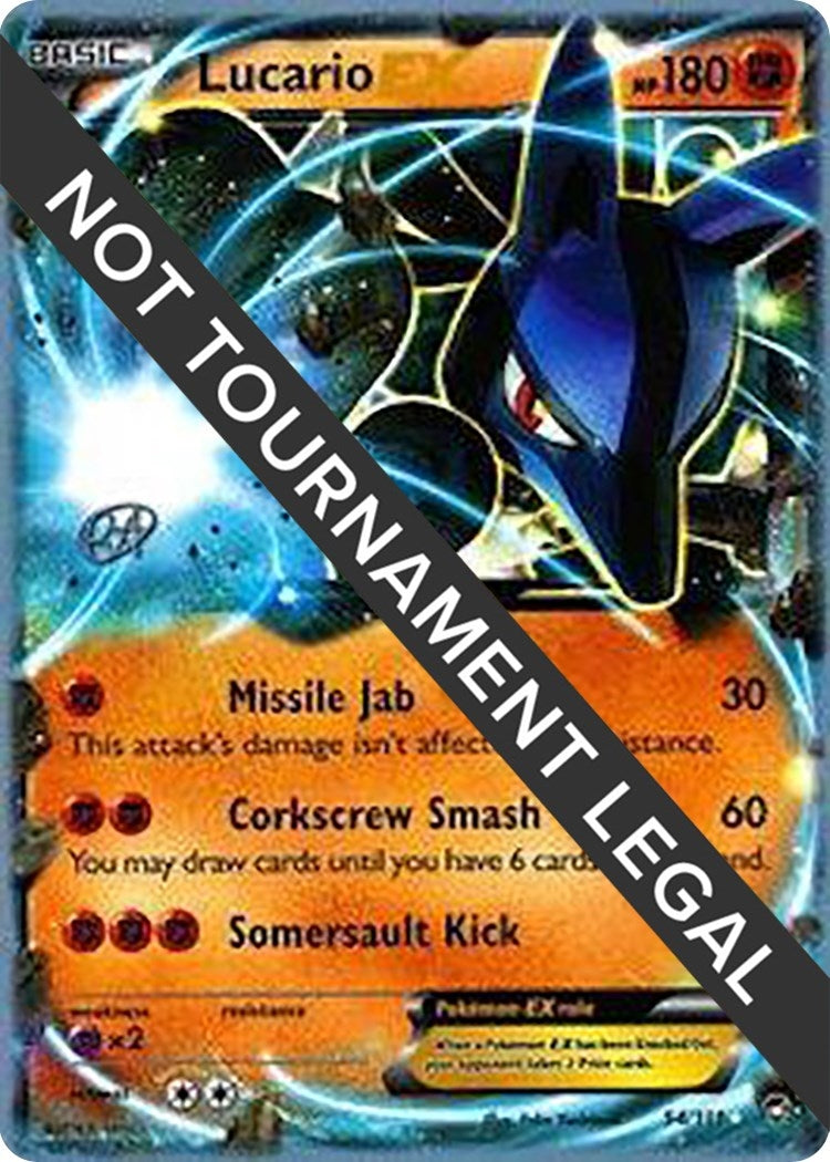 Image for Lucario EX - 2015 (Rowan Stavenow) (54/111) (World Championship Decks) - Pokemon