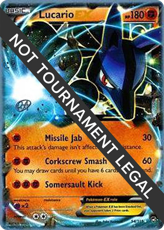 Image for Lucario EX - 2015 (Rowan Stavenow) (54/111) (World Championship Decks) - Pokemon