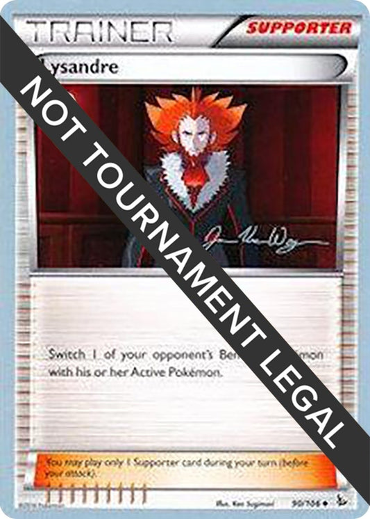 Image for Lysandre - 2015 (Jacob Van Wagner) (90/106) (World Championship Decks) - Pokemon