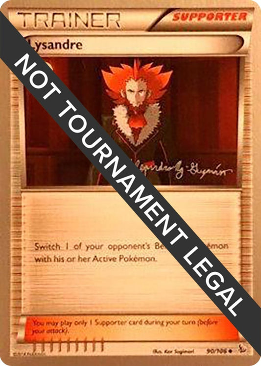 Image for Lysandre - 2015 (Alejandro Ng-Guzman) (90/106) (World Championship Decks) - Pokemon
