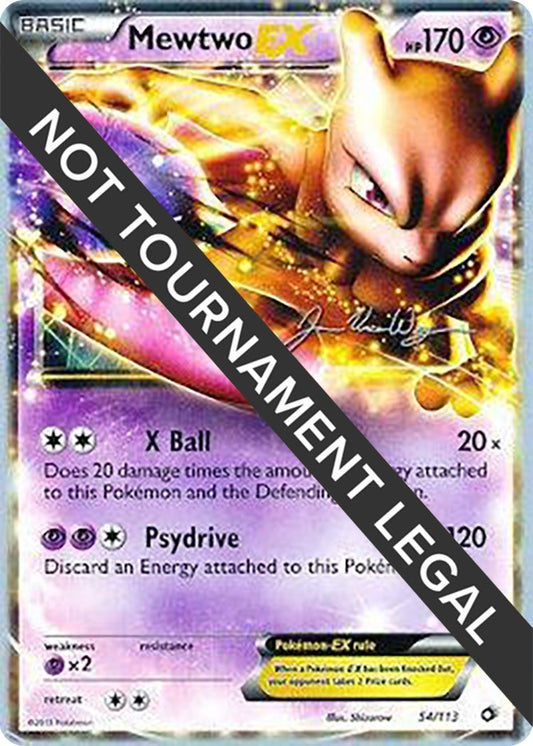 Image for Mewtwo EX - 2015 (Jacob Van Wagner) (54/113) (World Championship Decks) - Pokemon