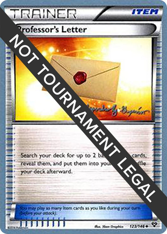 Image for Professor's Letter - 2015 (Alejandro Ng-Guzman) (123/146) (World Championship Decks) - Pokemon