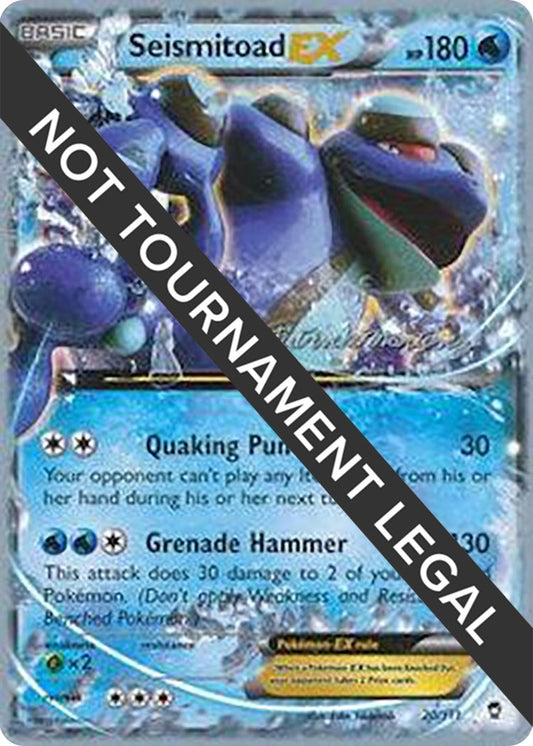 Image for Seismitoad EX - 2015 (Patrick Martinez) (20/111) (World Championship Decks) - Pokemon