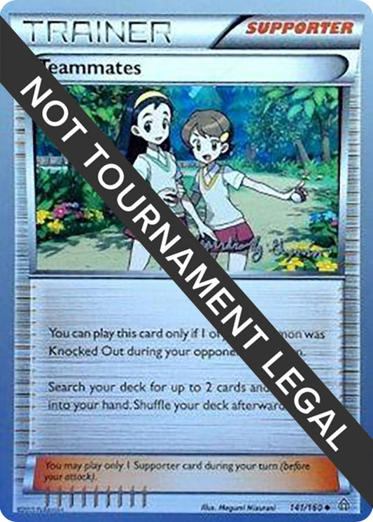 Image for Teammates - 2015 (Alejandro Ng-Guzman) (141/160) (World Championship Decks) - Pokemon