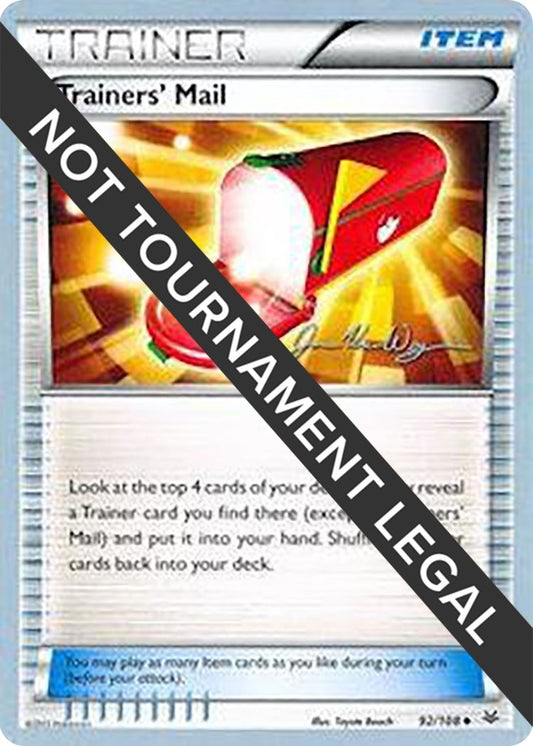 Image for Trainers' Mail - 2015 (Jacob Van Wagner) (92/108) (World Championship Decks) - Pokemon
