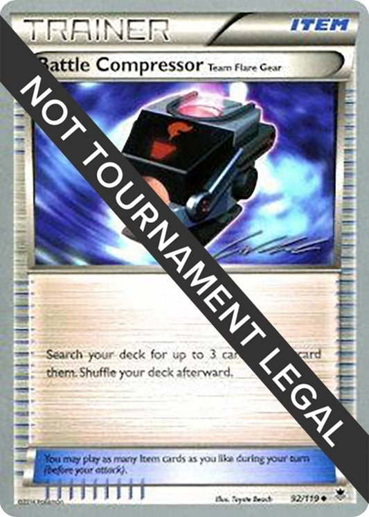 Image for Battle Compressor (Team Flare Gear) - 2016 (Cody Walinski) (92/119) (World Championship Decks) - Pokemon