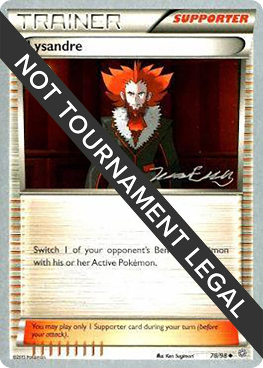 Image for Lysandre - 2016 (Jesper Eriksen) (78/98) (World Championship Decks) - Pokemon