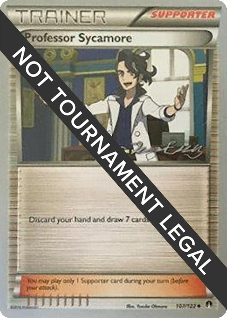 Image for Professor Sycamore - 2016 (Jesper Eriksen) (107/122) (World Championship Decks) - Pokemon