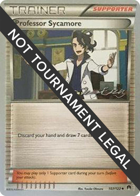 Image for Professor Sycamore - 2016 (Jesper Eriksen) (107/122) (World Championship Decks) - Pokemon