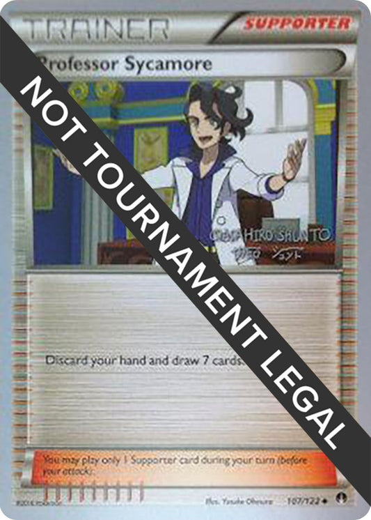 Image for Professor Sycamore - 2016 (Shunto Sadahiro) (107/122) (World Championship Decks) - Pokemon