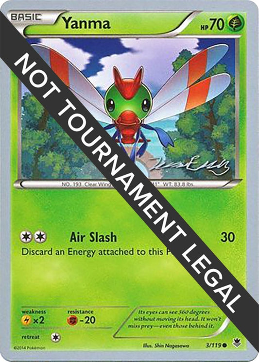 Image for Yanma - 2016 (Jesper Eriksen) (3/119) (World Championship Decks) - Pokemon