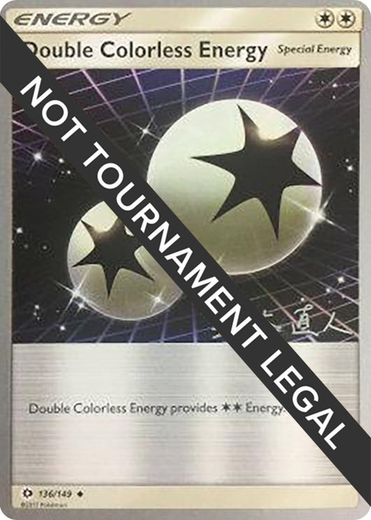 Image for Double Colorless Energy - 2017 (Naoto Suzuki) (136/149) (World Championship Decks) - Pokemon