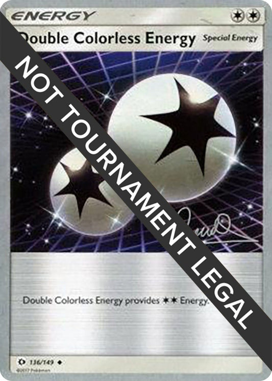 Image for Double Colorless Energy - 2017 (Diego Cassiraga) (136/149) (World Championship Decks) - Pokemon