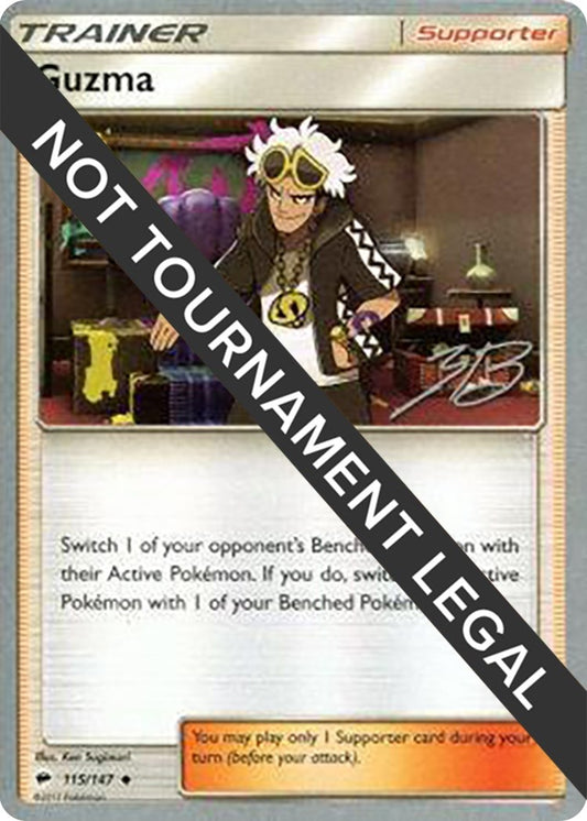 Image for Guzma - 2017 (Zachary Bokhari) (115/147) (World Championship Decks) - Pokemon