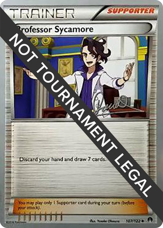 Image for Professor Sycamore - 2017 (Diego Cassiraga) (107/122) (World Championship Decks) - Pokemon