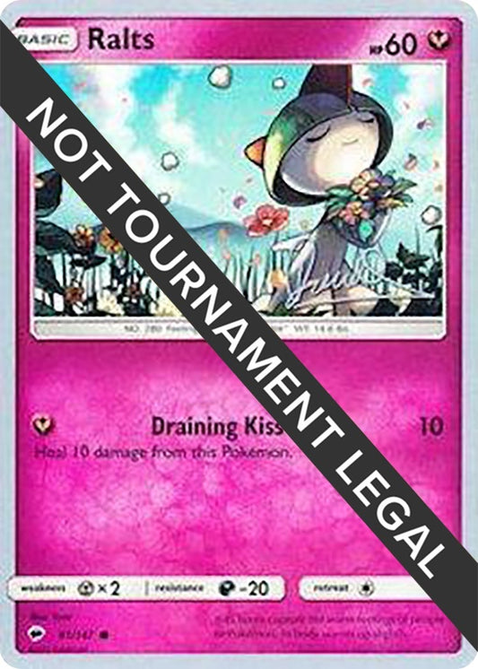 Image for Ralts - 2017 (Diego Cassiraga) (91/147) (World Championship Decks) - Pokemon