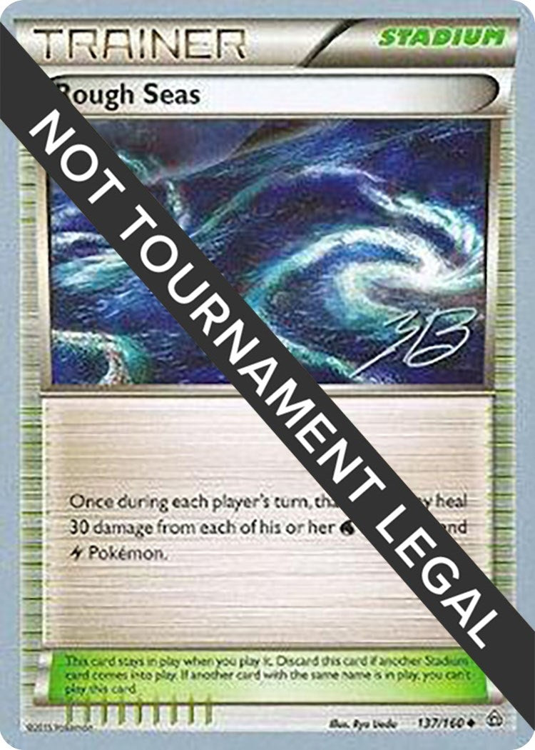Image for Rough Seas - 2017 (Zachary Bokhari) (137/160) (World Championship Decks) - Pokemon