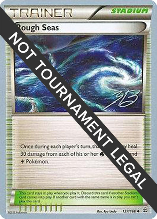 Image for Rough Seas - 2017 (Zachary Bokhari) (137/160) (World Championship Decks) - Pokemon