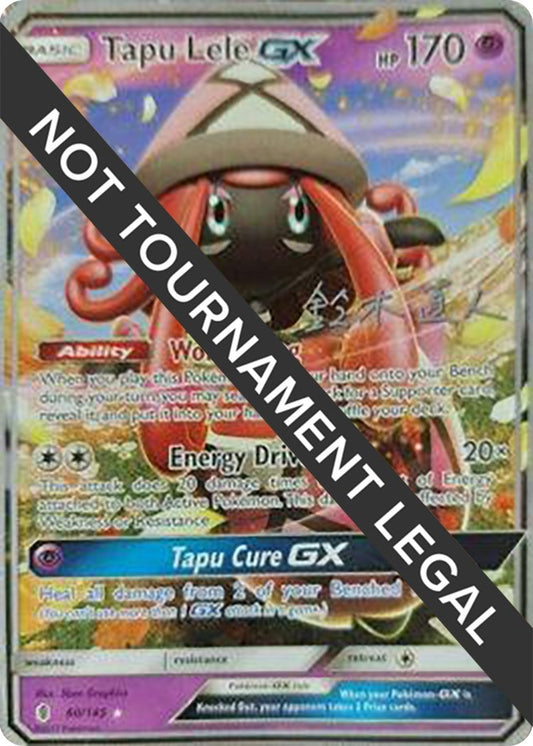 Image for Tapu Lele GX - 2017 (Naoto Suzuki) (60/145) (World Championship Decks) - Pokemon