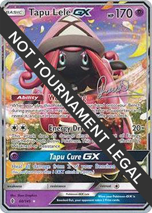 Image for Tapu Lele GX - 2017 (Diego Cassiraga) (60/145) (World Championship Decks) - Pokemon