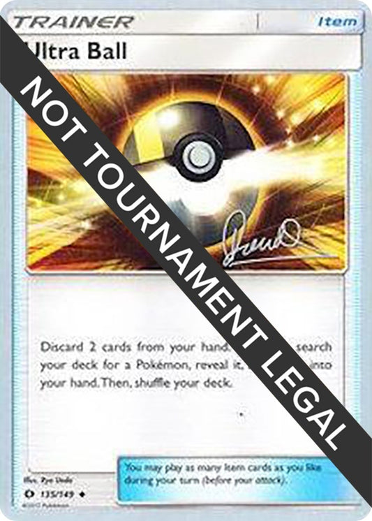 Image for Ultra Ball - 2017 (Diego Cassiraga) (135/124) (World Championship Decks) - Pokemon