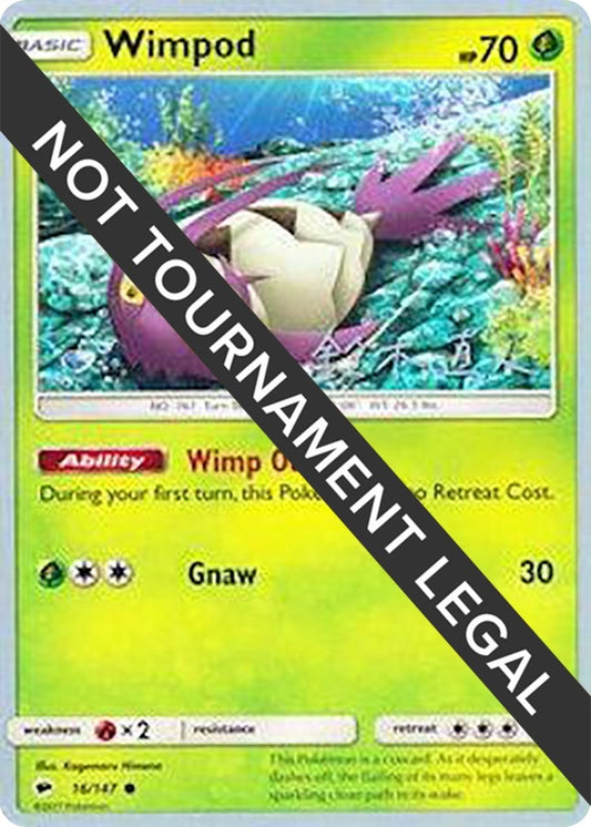 Image for Wimpod - 2017 (Naoko Suzuki) (16/147) (World Championship Decks) - Pokemon