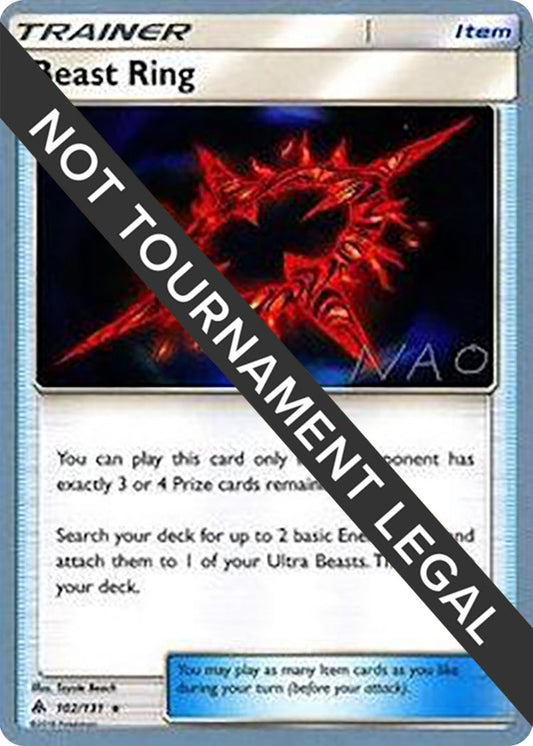 Image for Beast Ring - 2018 (Naohito Inoue) (102/131) (World Championship Decks) - Pokemon