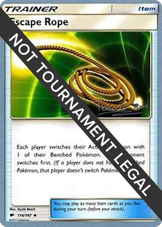 Image for Escape Rope - 2018 (Pedro Eugenio Torres) (114/147) (World Championship Decks) - Pokemon
