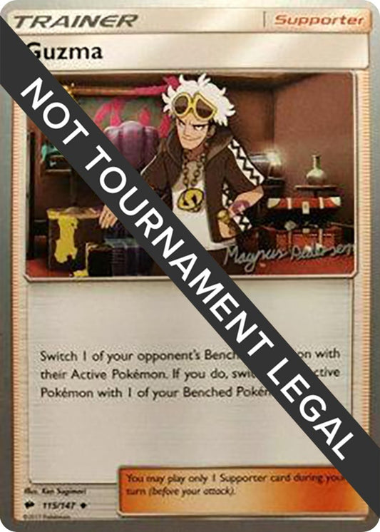 Image for Guzma - 2018 (Magnus Pedersen) (115/147) (World Championship Decks) - Pokemon