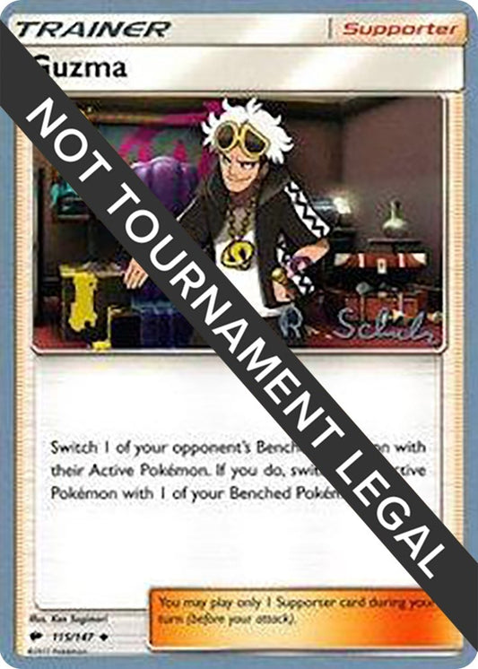 Image for Guzma - 2018 (Robin Schulz) (115/147) (World Championship Decks) - Pokemon
