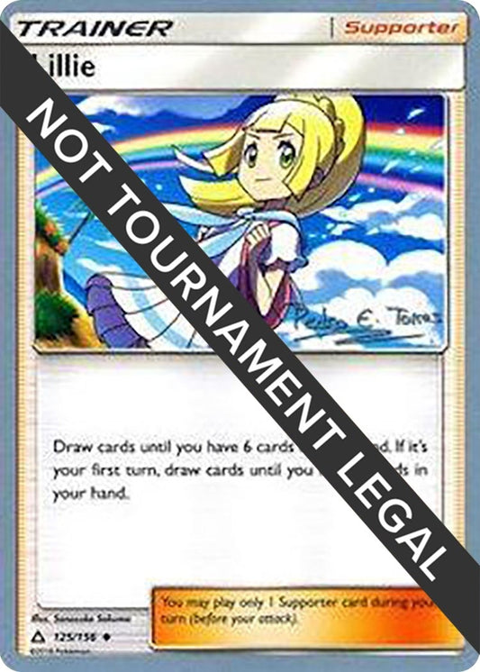 Image for Lillie - 2018 (Pedro Eugenio Torres) (125/156) (World Championship Decks) - Pokemon