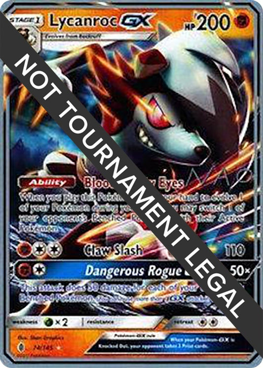 Image for Lycanroc GX - 2018 (Naohito Inoue) (74/145) (World Championship Decks) - Pokemon