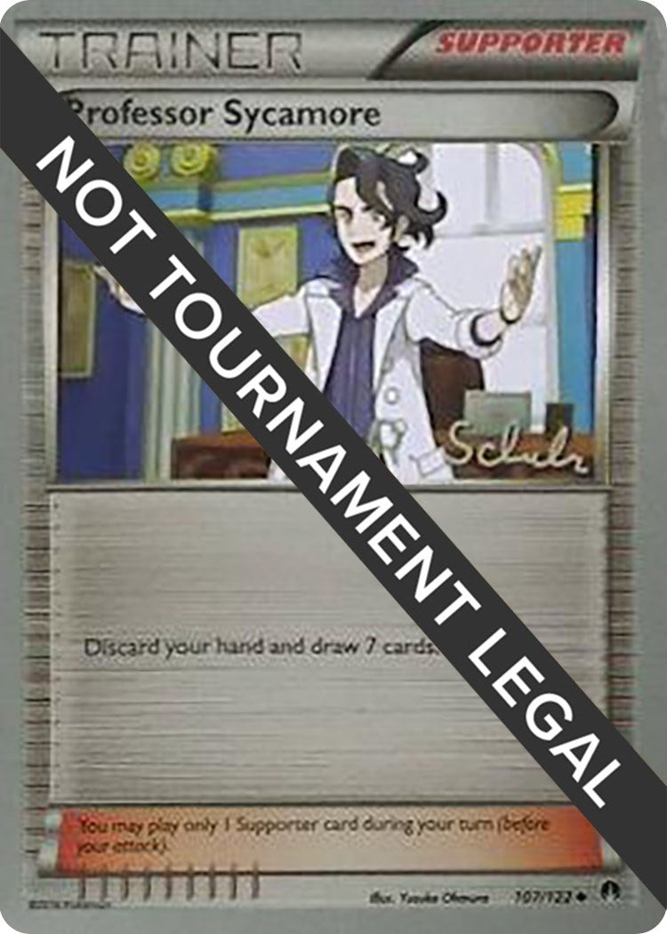Image for Professor Sycamore - 2018 (Robin Schulz) (107/122) (World Championship Decks) - Pokemon