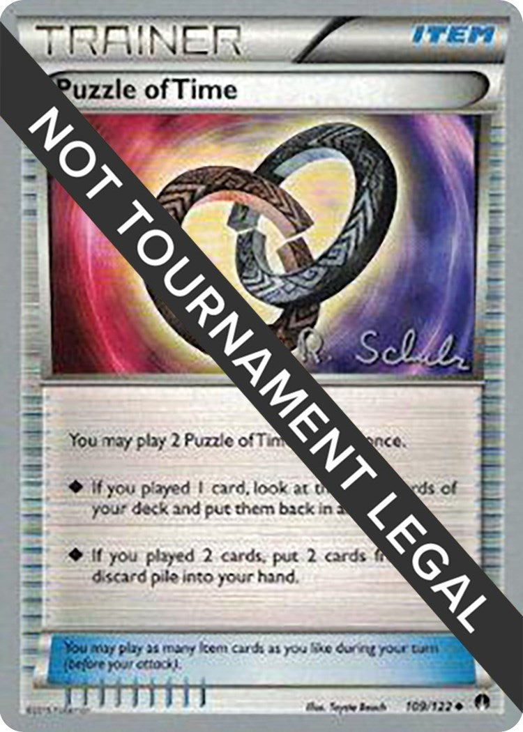 Image for Puzzle of Time - 2018 (Robin Schulz) (109/122) (World Championship Decks) - Pokemon