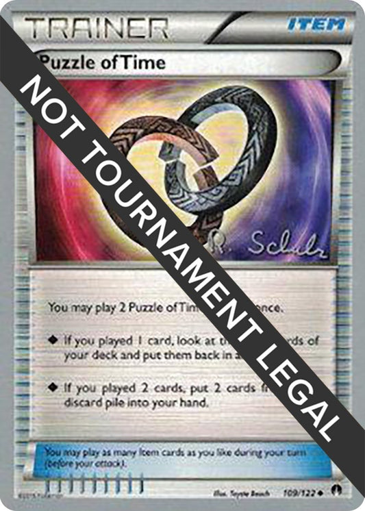 Image for Puzzle of Time - 2018 (Robin Schulz) (109/122) (World Championship Decks) - Pokemon