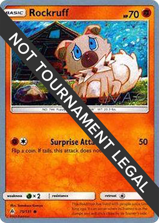 Image for Rockruff - 2018 (Naohito Inoue) (75/131) (World Championship Decks) - Pokemon