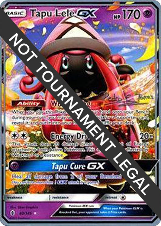 Image for Tapu Lele GX - 2018 (Pedro Eugenio Torres) (60/145) (World Championship Decks) - Pokemon