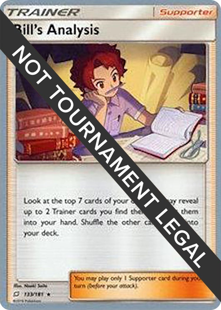 Image for Bill's Analysis - 2019 (Henry Brand) (133/181) (World Championship Decks) - Pokemon