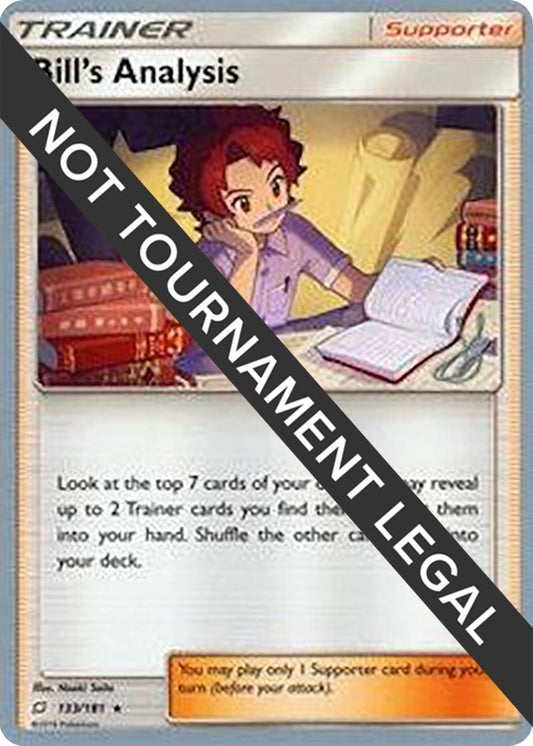 Image for Bill's Analysis - 2019 (Henry Brand) (133/181) (World Championship Decks) - Pokemon
