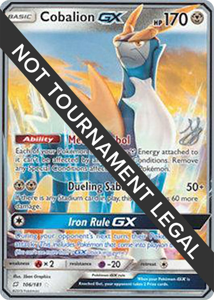 Image for Cobalion GX - 2019 (Henry Brand) (106/181) (World Championship Decks) - Pokemon